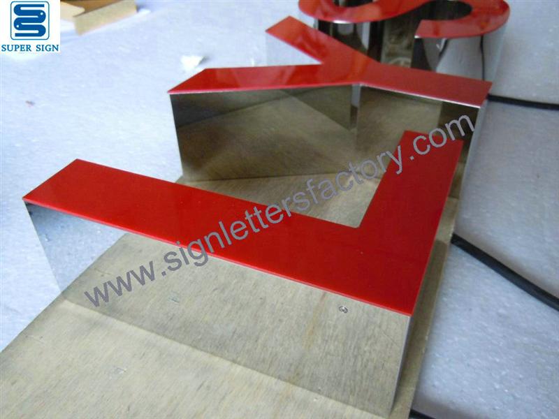 front illumination LED box lettering